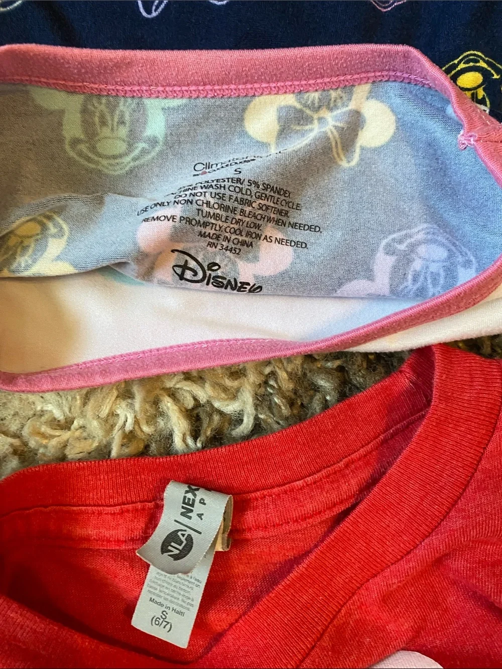 Minnie Tee and pajamas